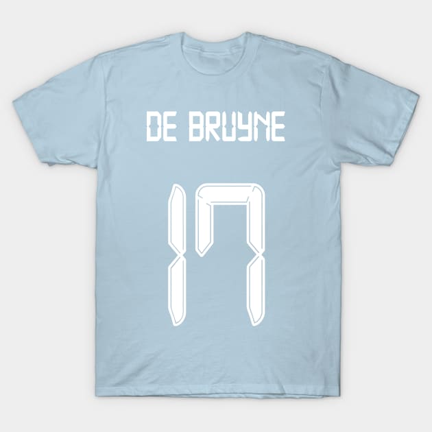 De Bruyne Man City 17 shirt T-Shirt by Alimator